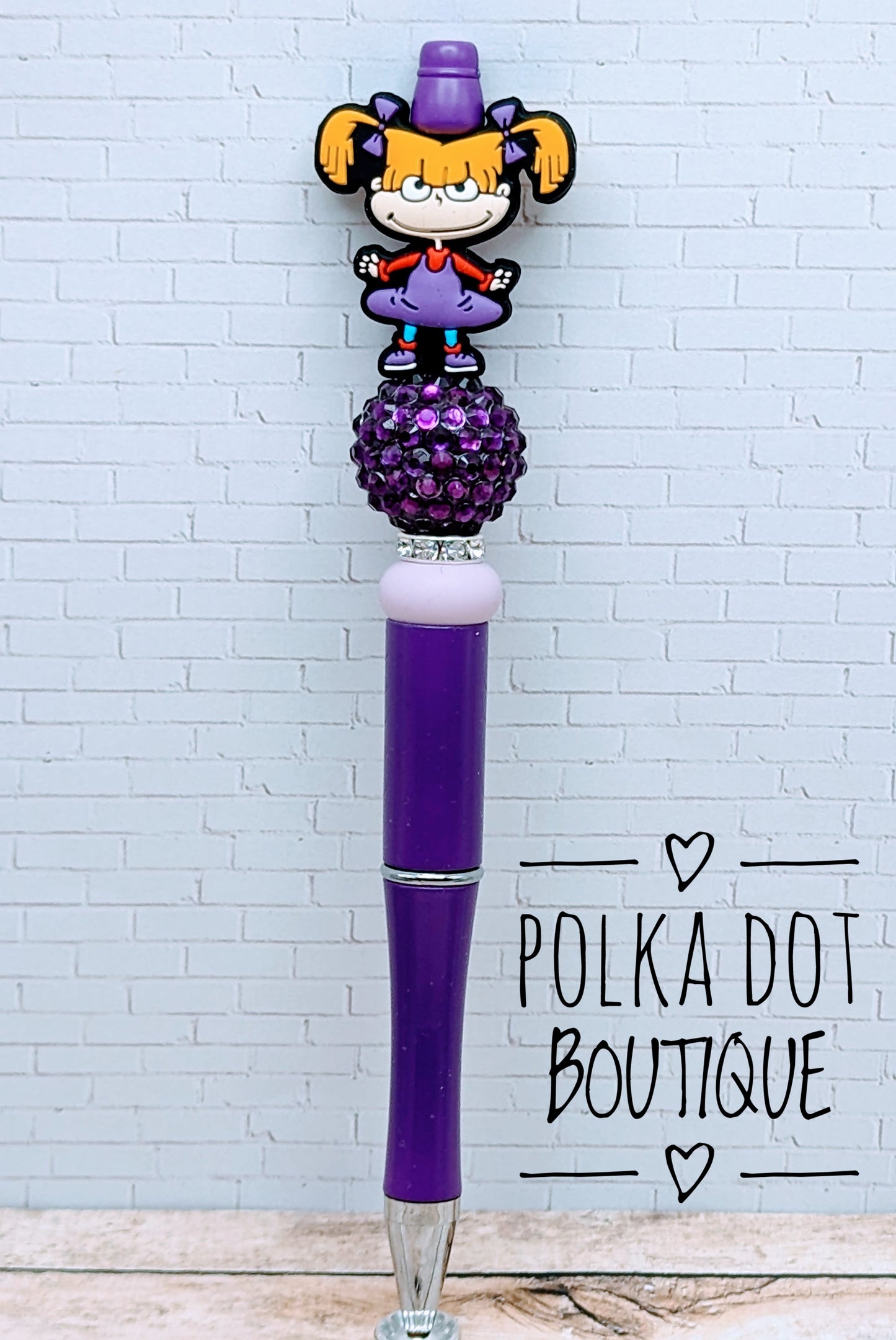 Rugrats: Angelica Silicone Beaded Pen