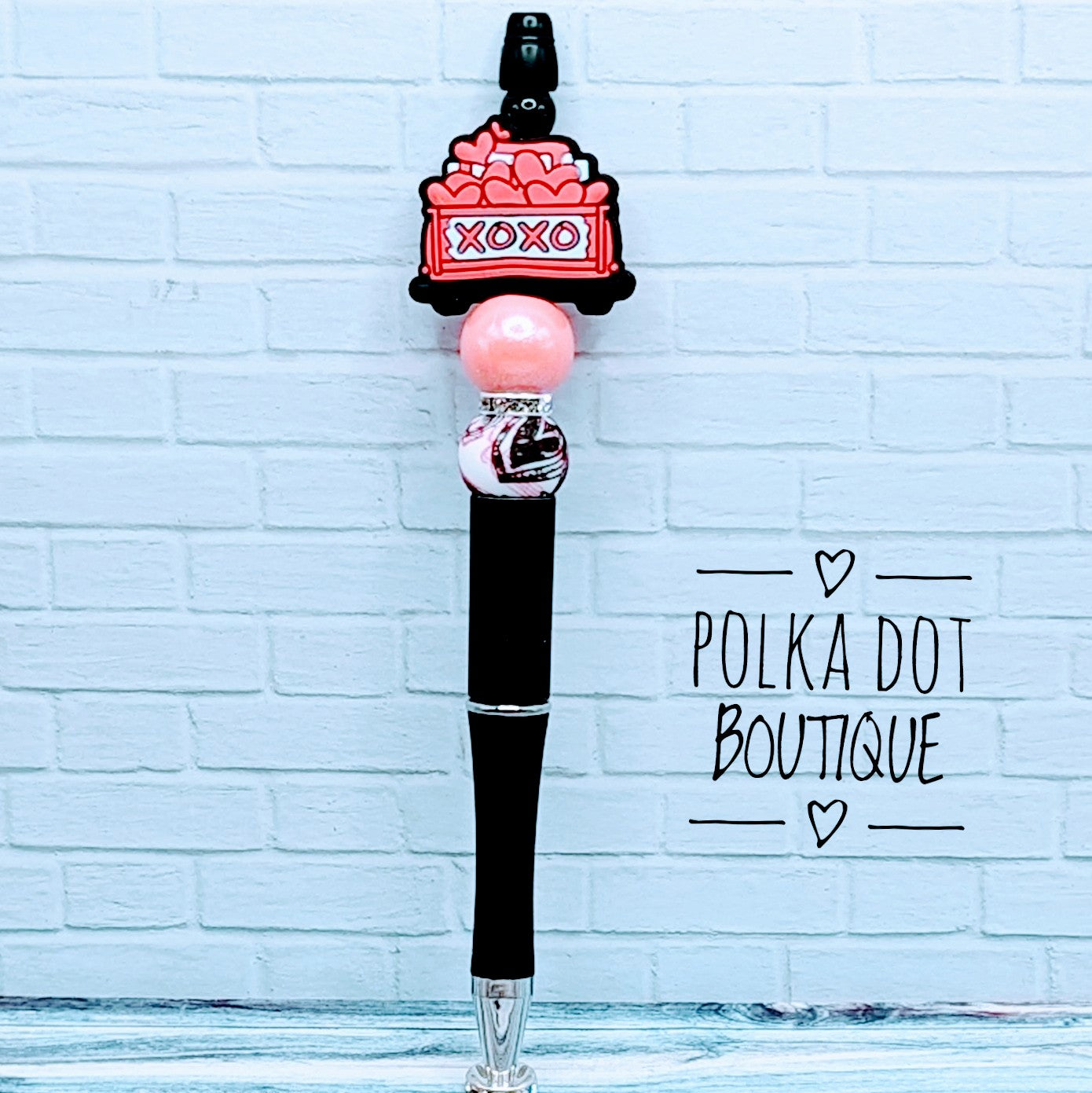 Xoxo Silicone Beaded Pen