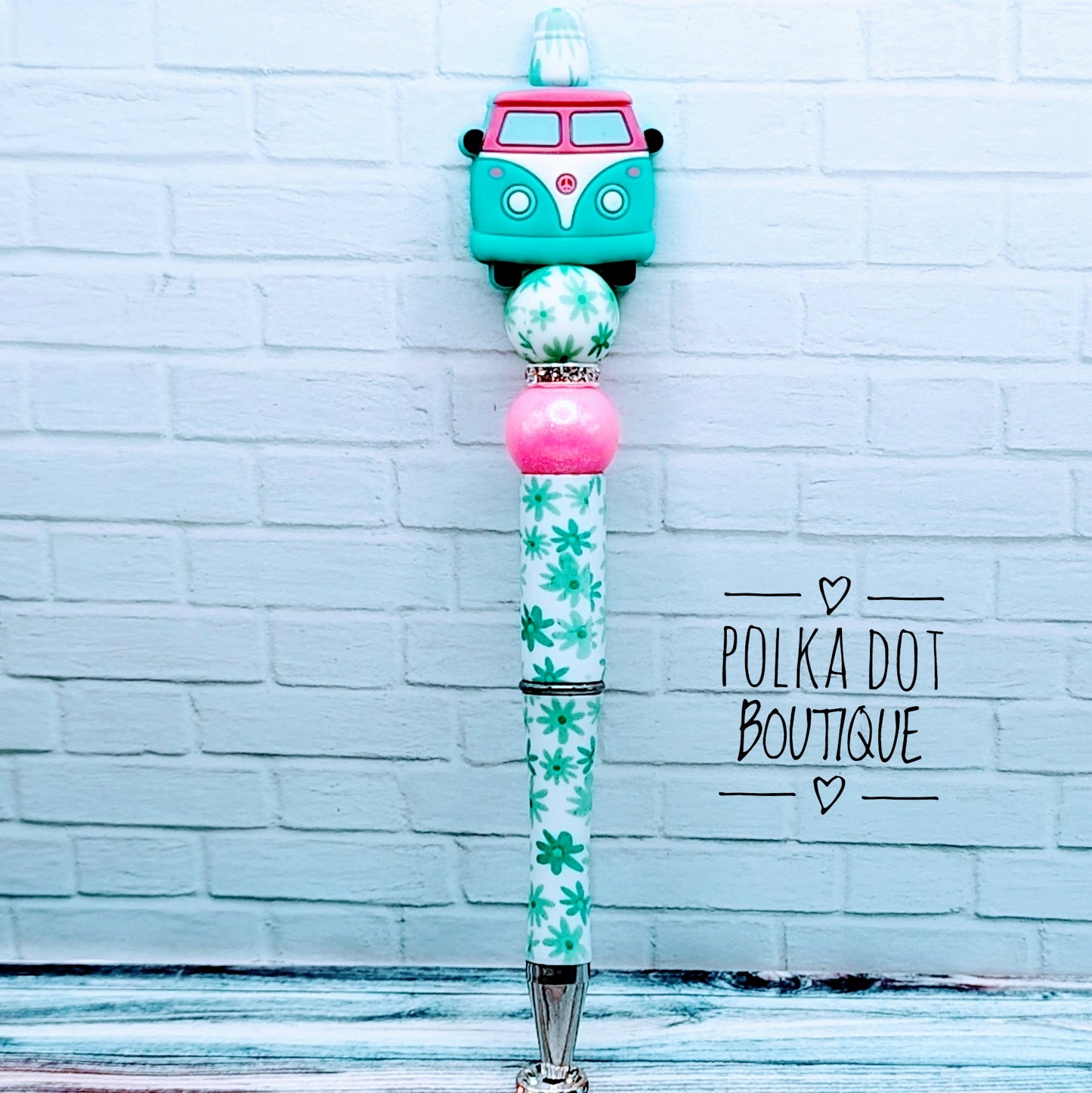 VW Silicone Beaded Pen