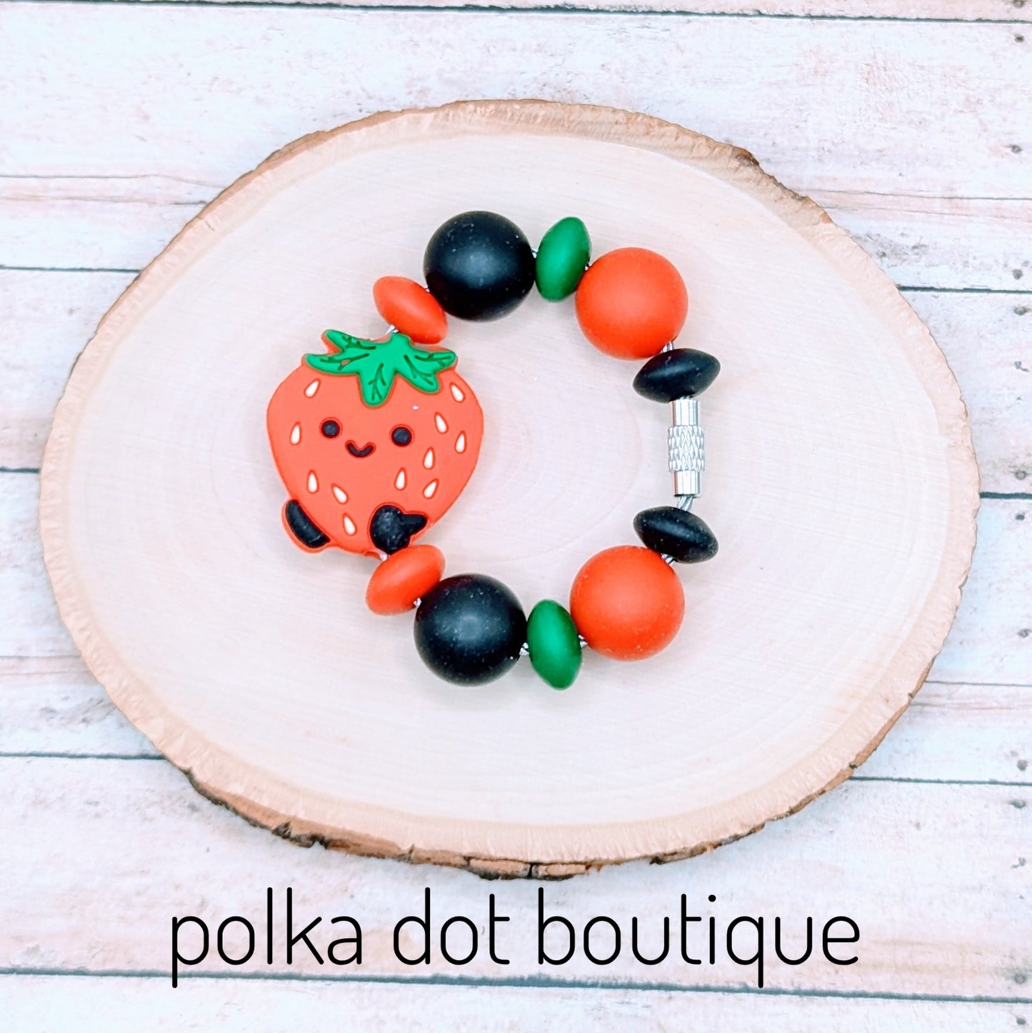 Strawberry Cup Charm