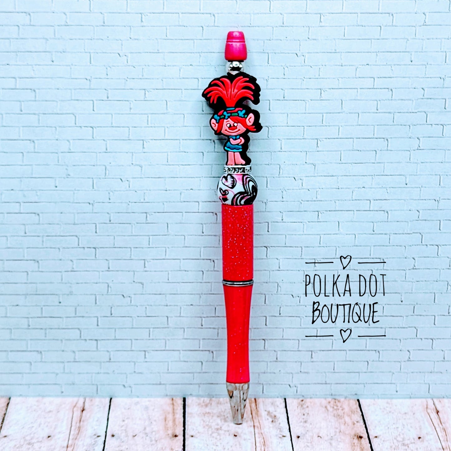 Trolls: Poppy Silicone Beaded Pen