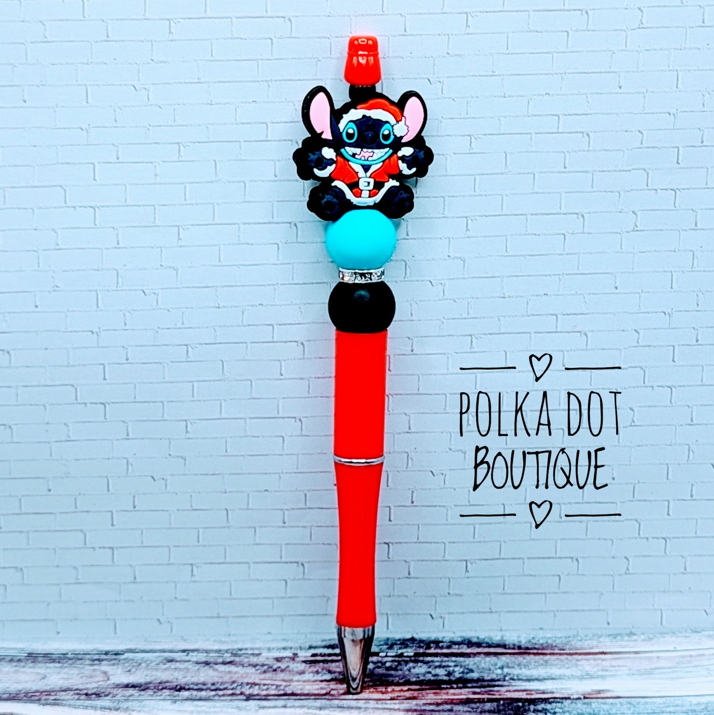 Stitch Silicone Beaded Pen