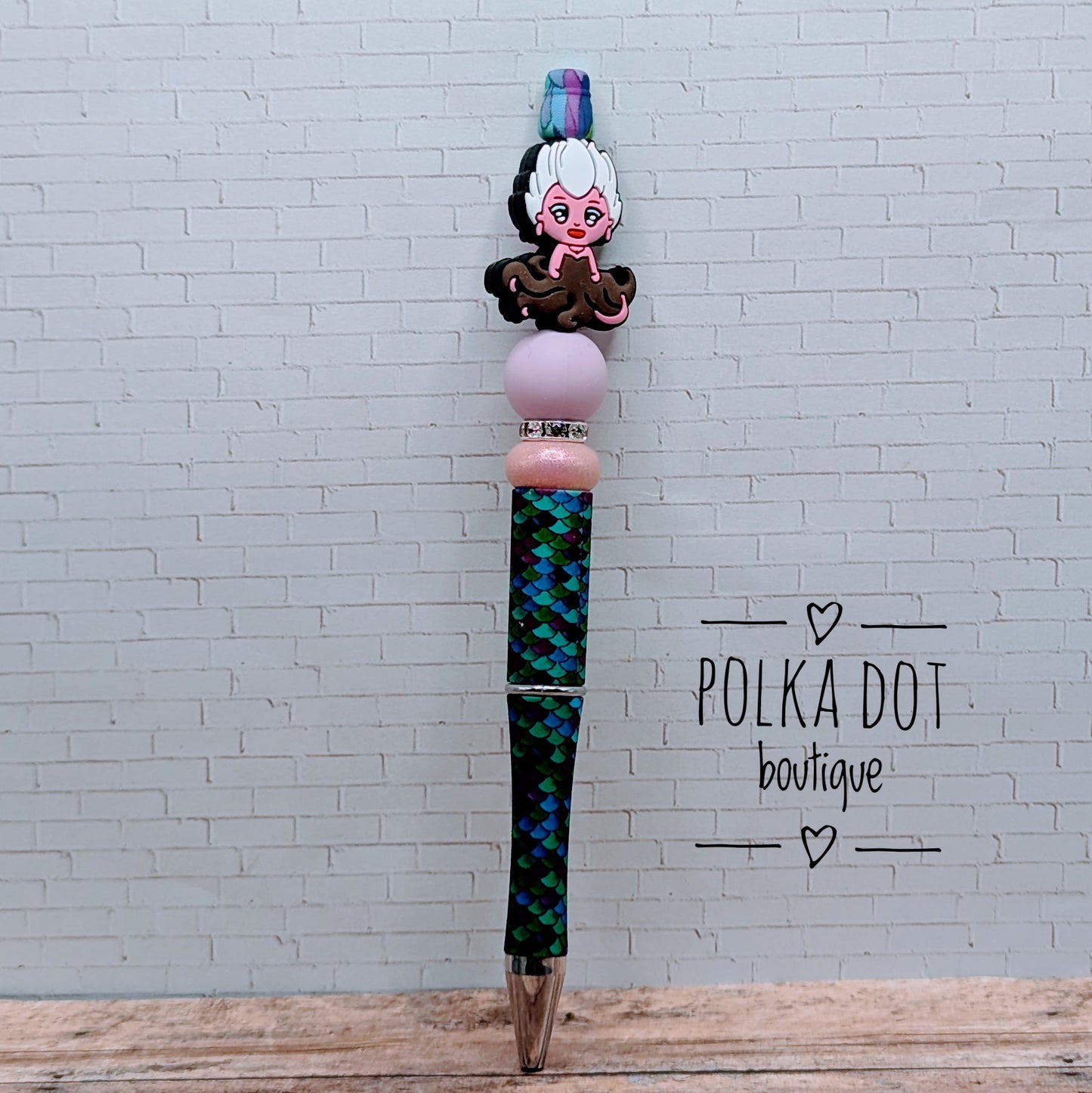 Little Mermaid : Ursula Silicone Beaded Pen
