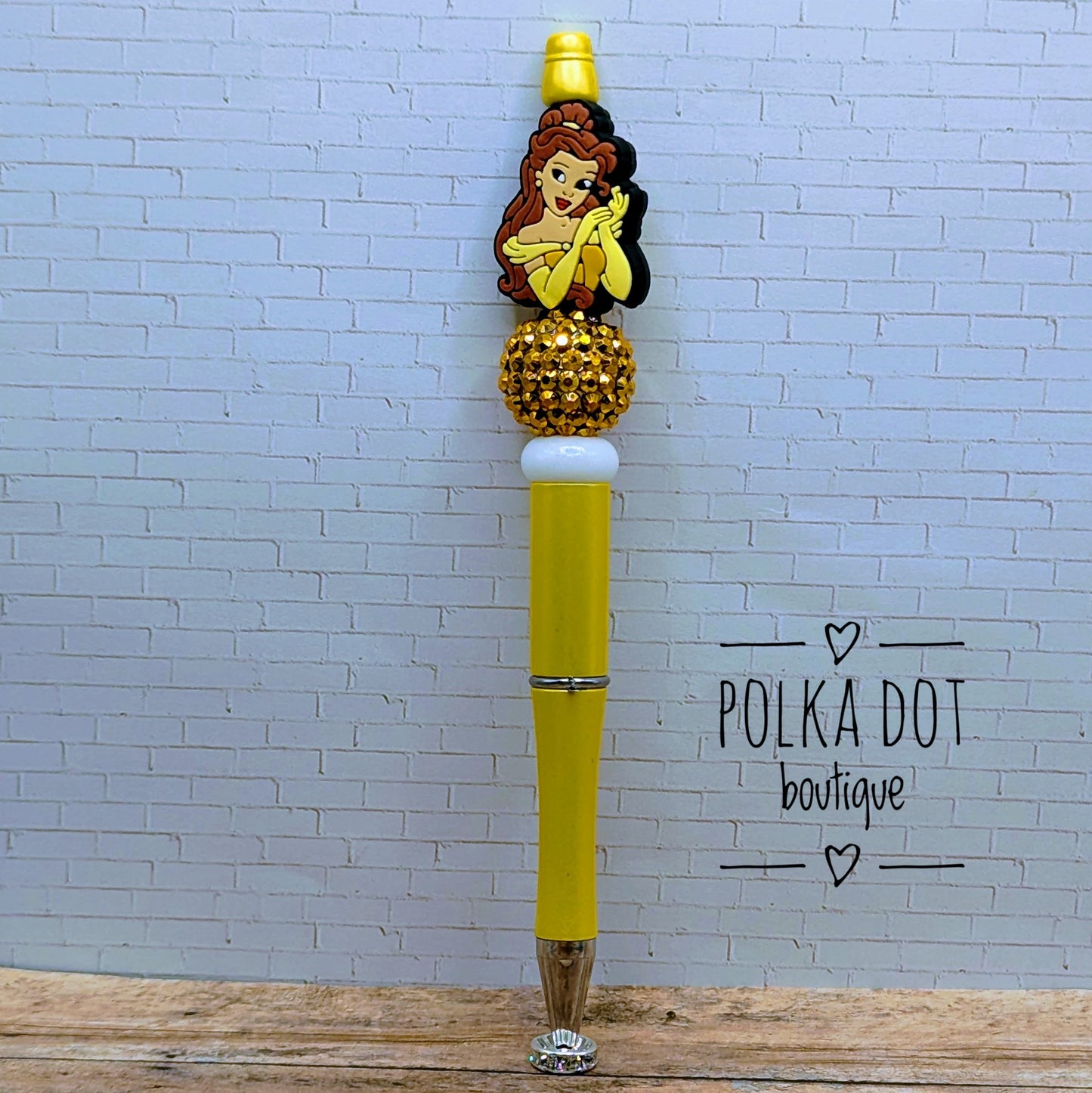 Beauty in the Beast : Belle Silicone Beaded Pen