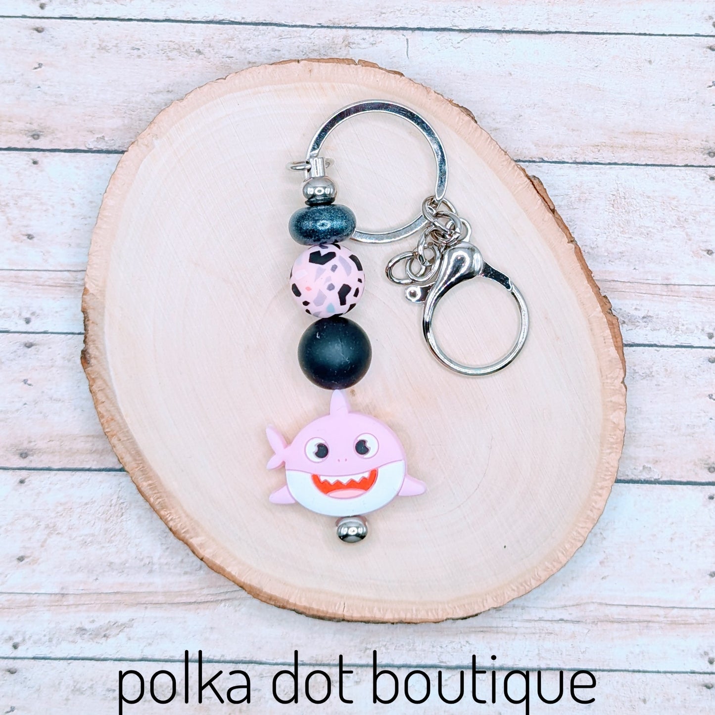 Shark Silicone Keychain