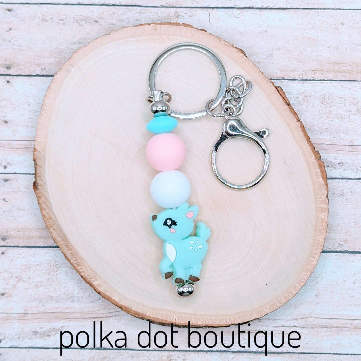 Deer Silicone Keychain
