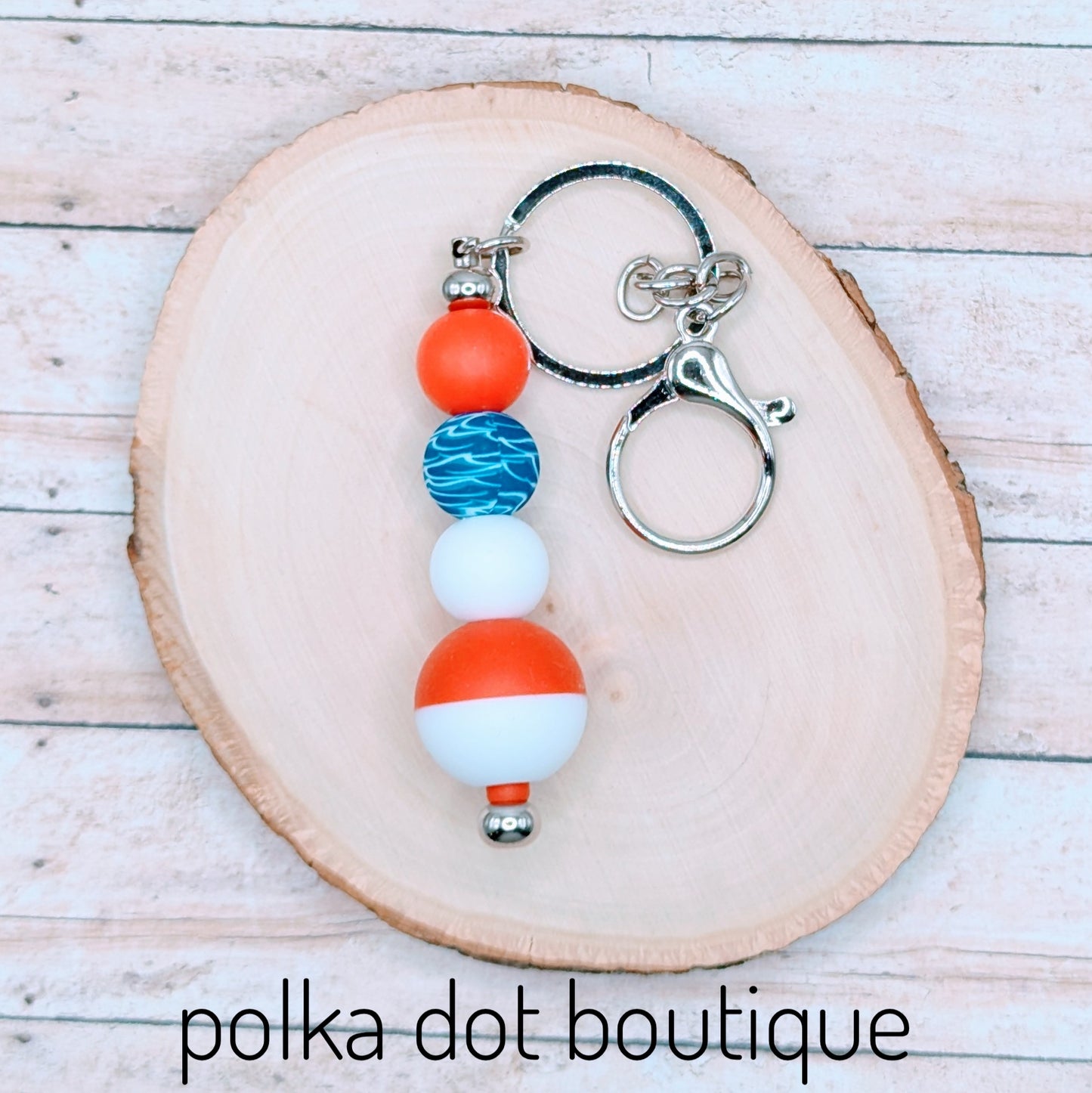 Bobber Silicone Keychain