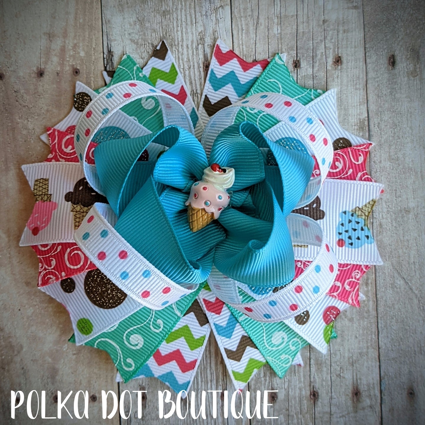 Ice Cream Hairbow