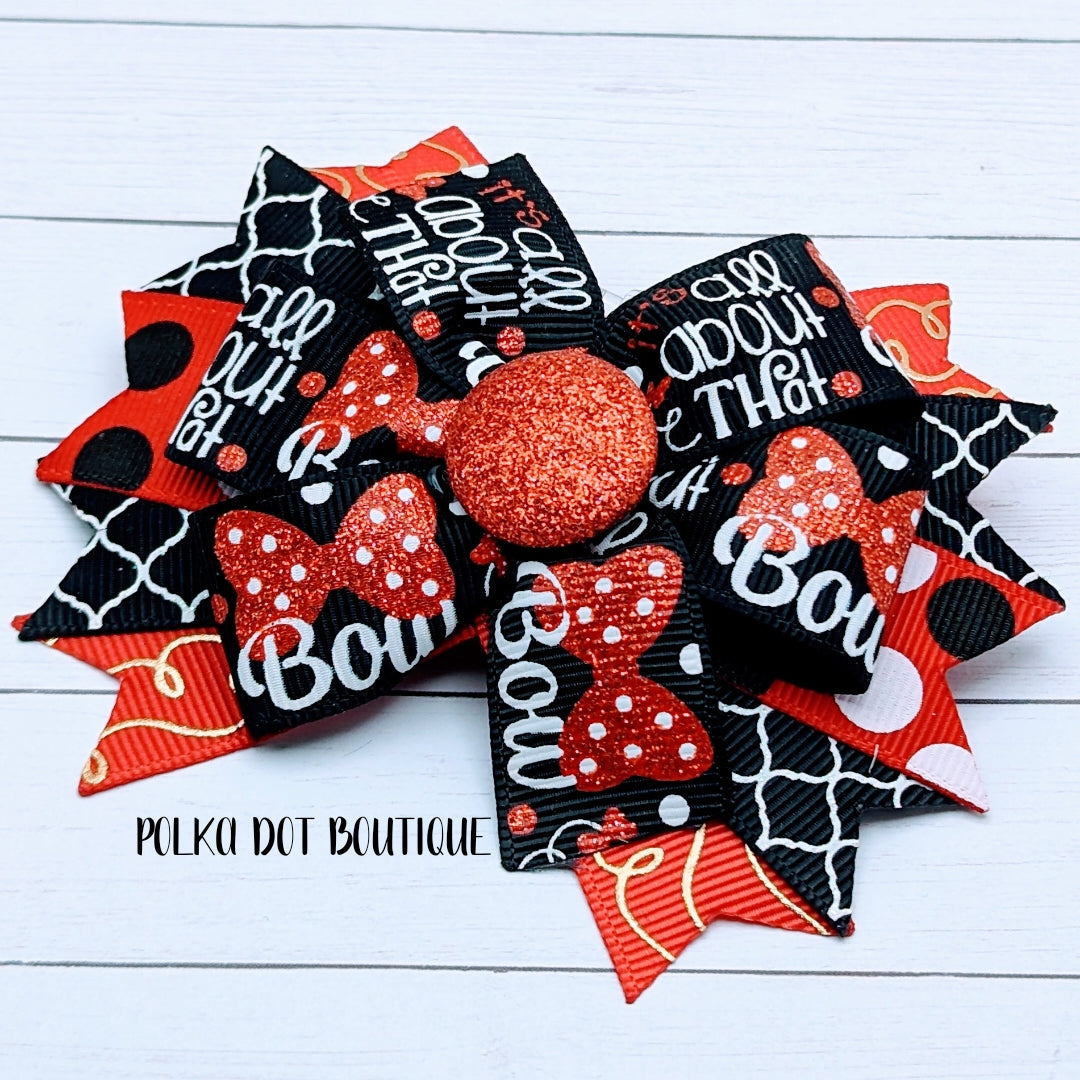It's all about that bow Pinwheel Bow