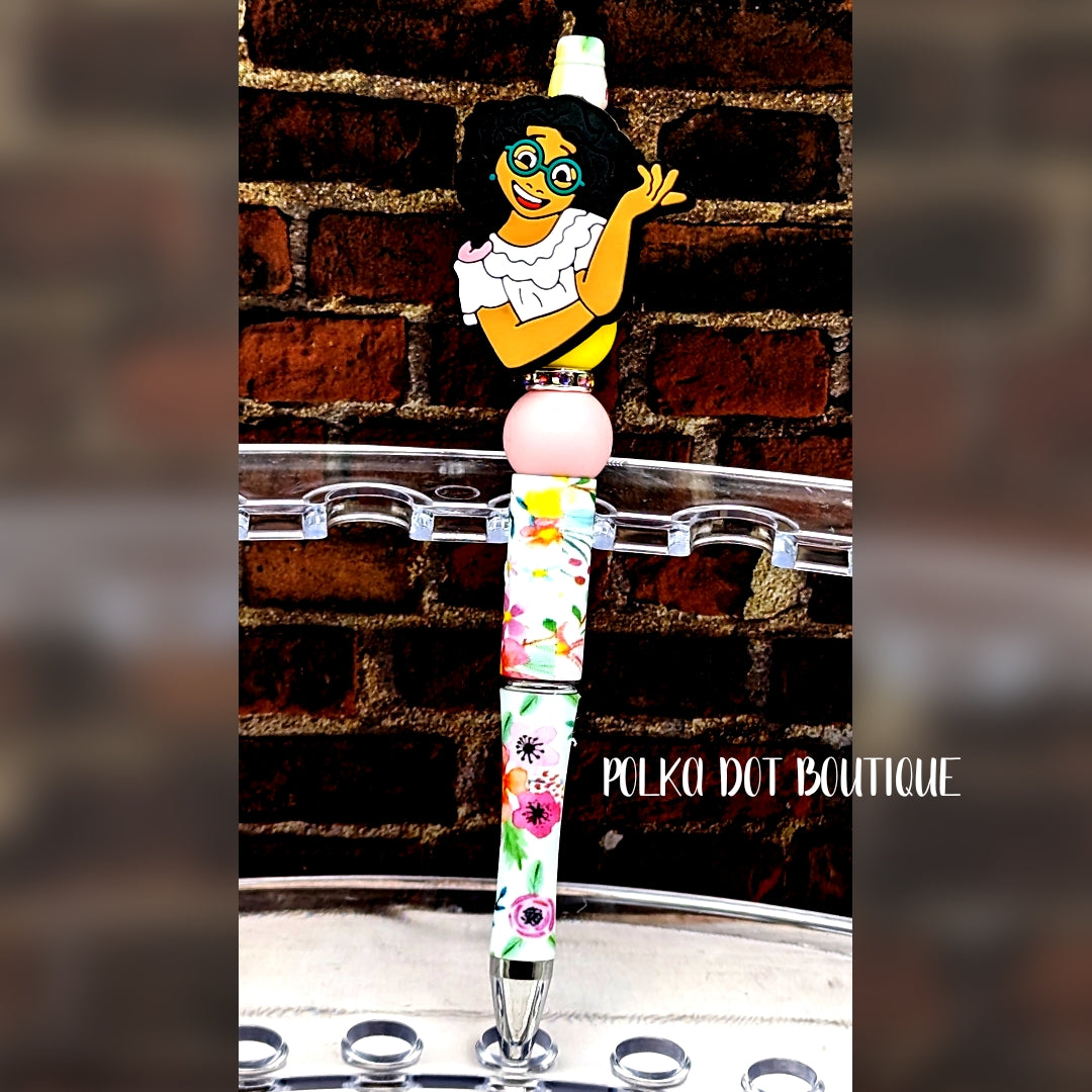 Encanto: Mirabel Silicone Beaded Pen