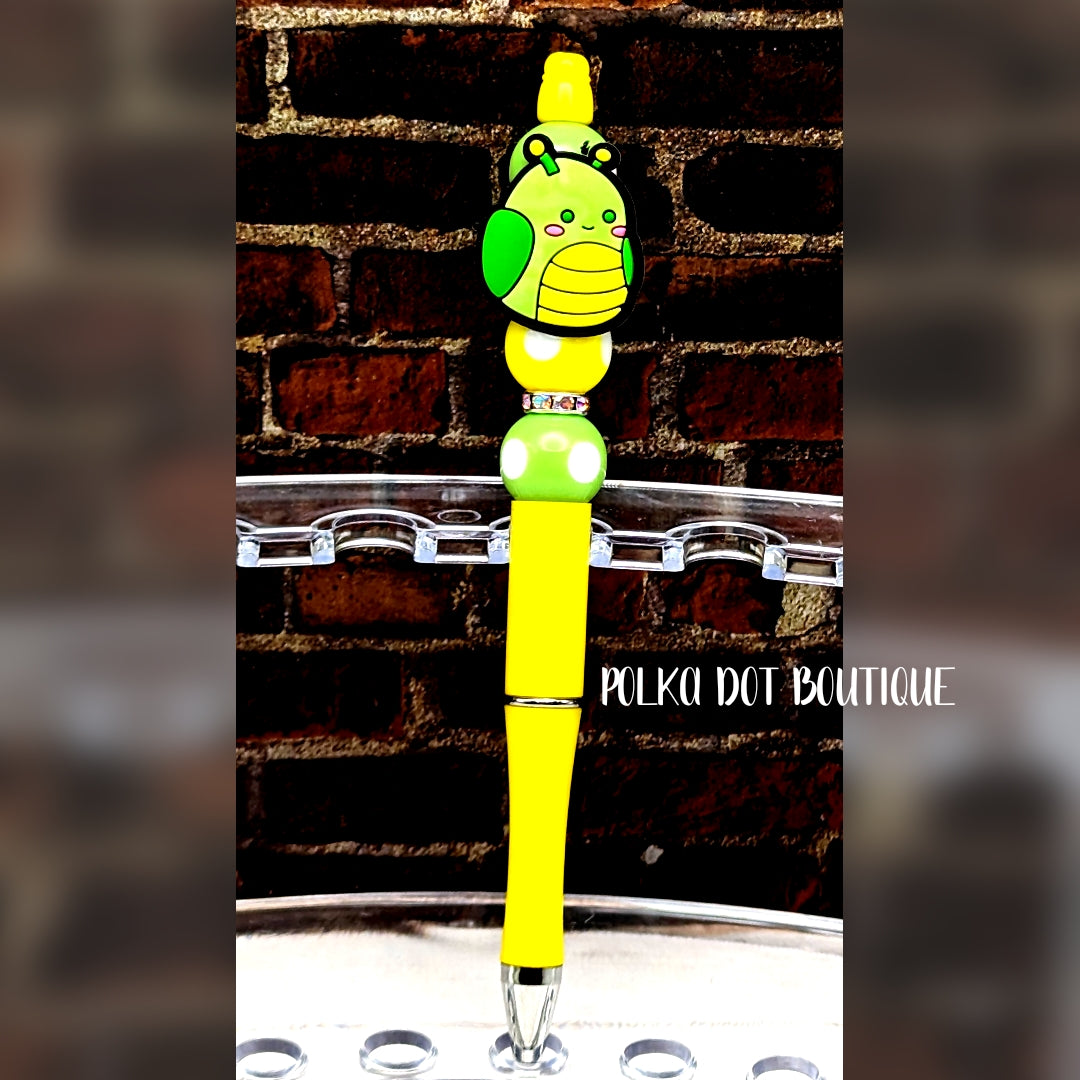 Squishmallow : Caterpillar Silicone Beaded Pen