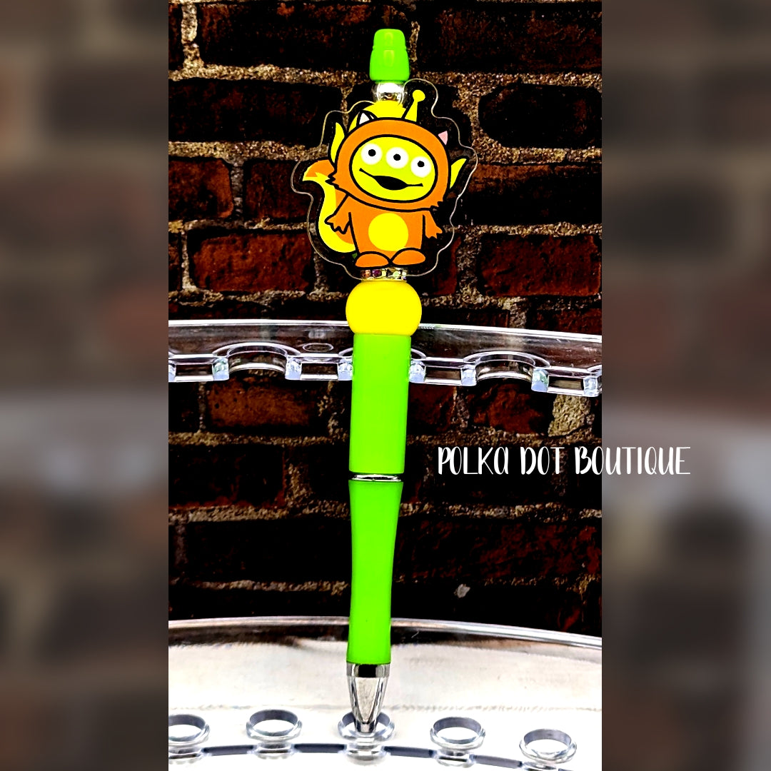 Toy Story : Alien Silicone Beaded Pen