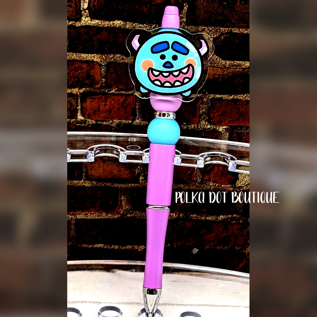 Monster Inc: Sully Silicone Beaded Pen