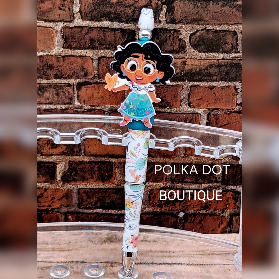 Encanto: Mirabel Silicone Beaded Pen