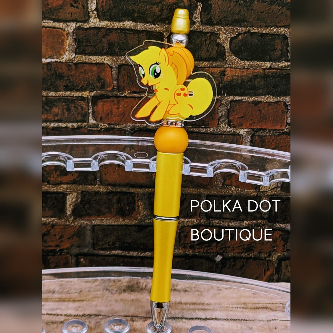 MLP: Applejack Silicone Beaded Pen