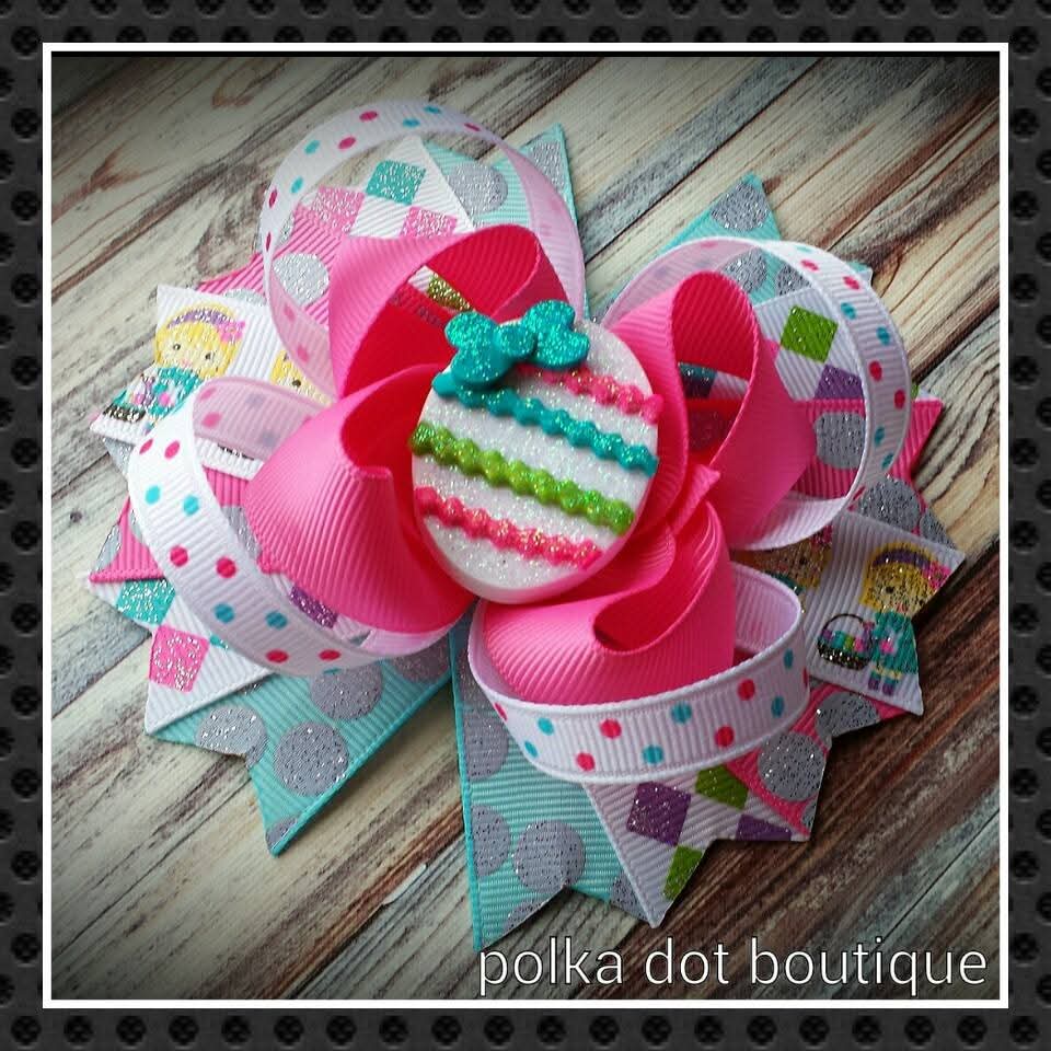 Easter egg Hairbow