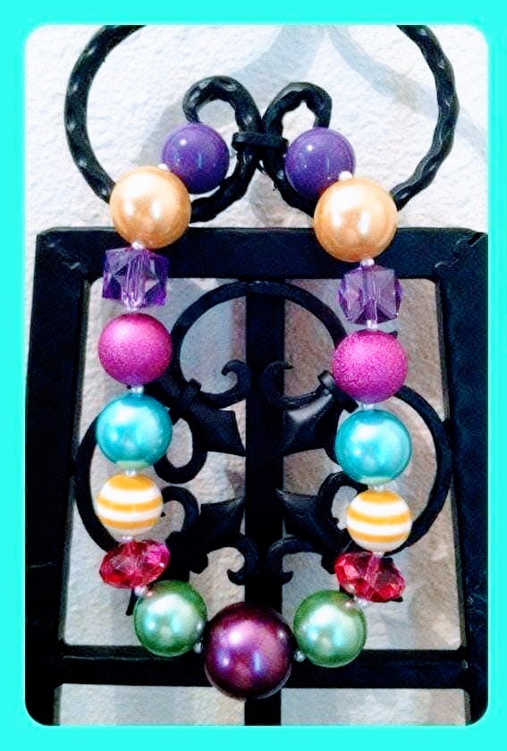 Bright Colored Chunky Necklace