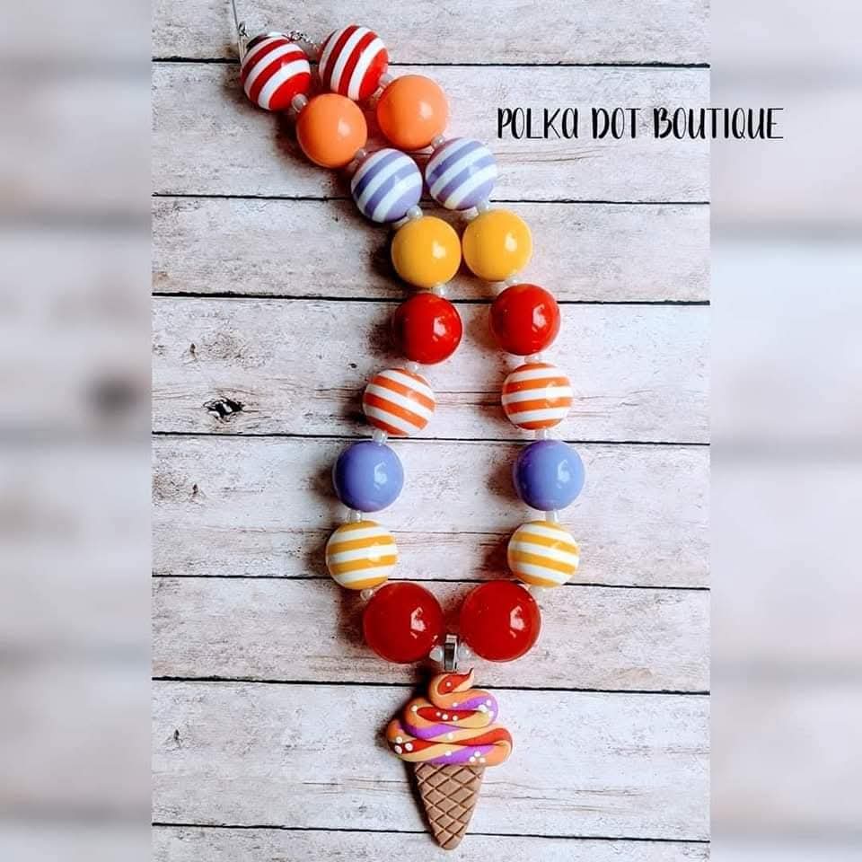 Ice Cream Chunky Necklace