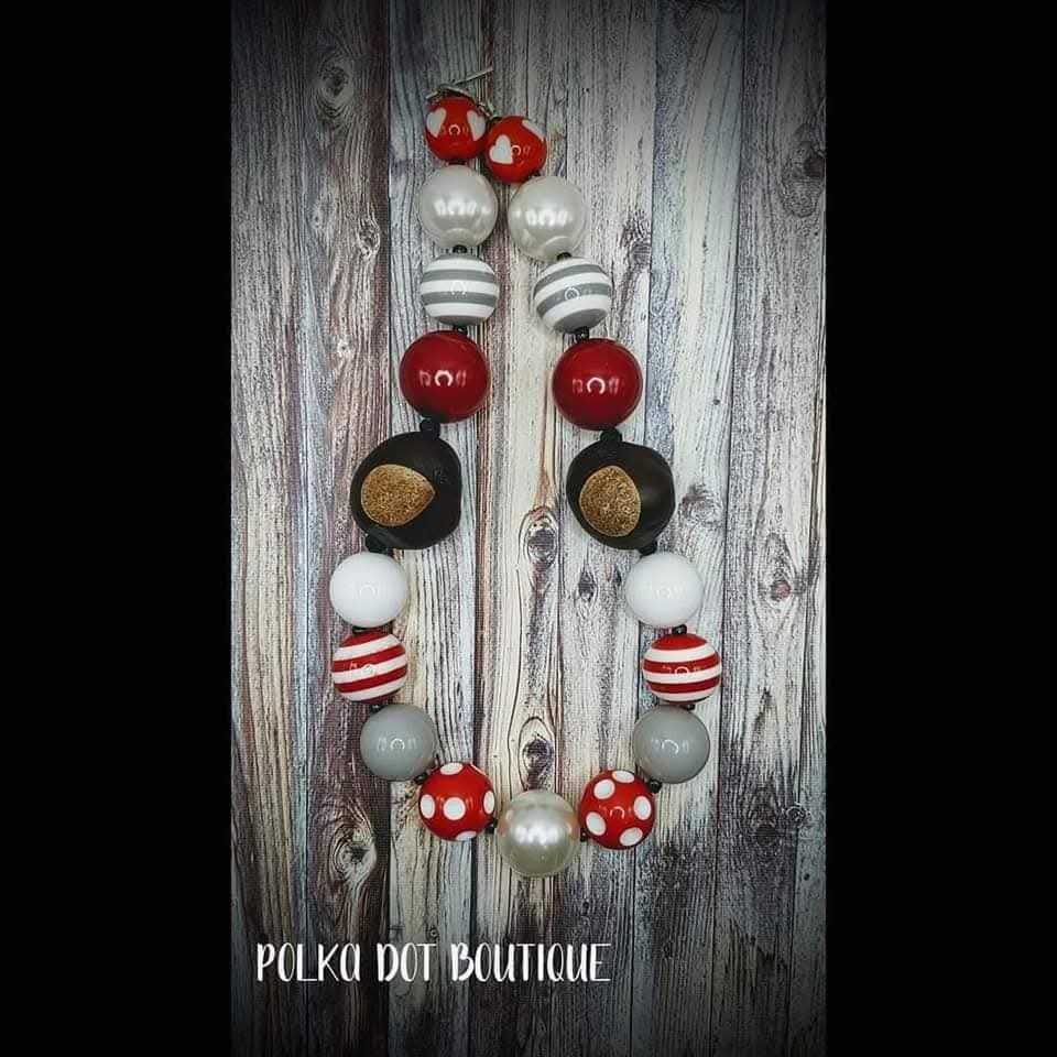 Ohio State Buckeyes Chunky Necklace