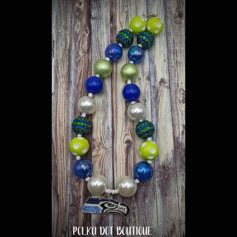 Seahawks Chunky Necklace