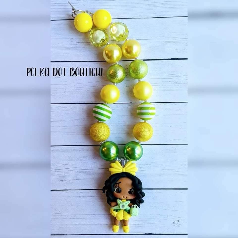 Tiana Clay Chunky Necklace