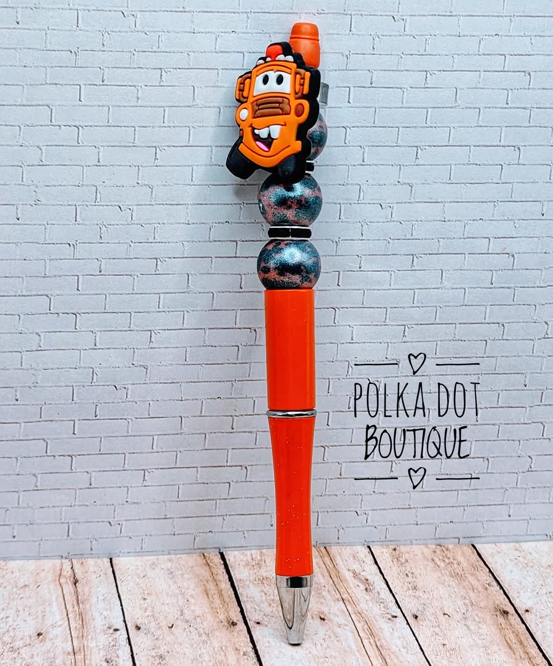 Cars : Mater Silicone Beaded Pen