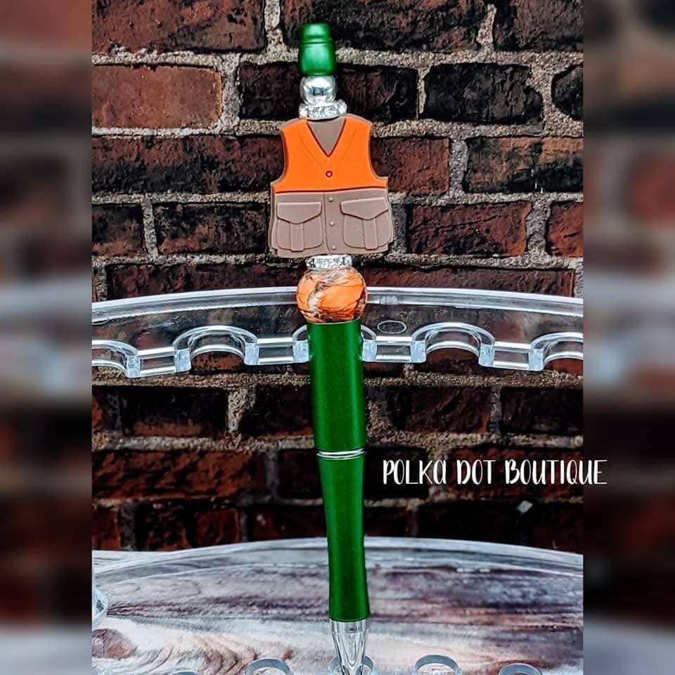 Hunting Silicone Beaded Pen