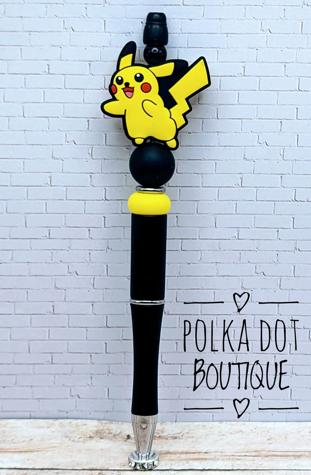 Pokemon Silicone Beaded Pen