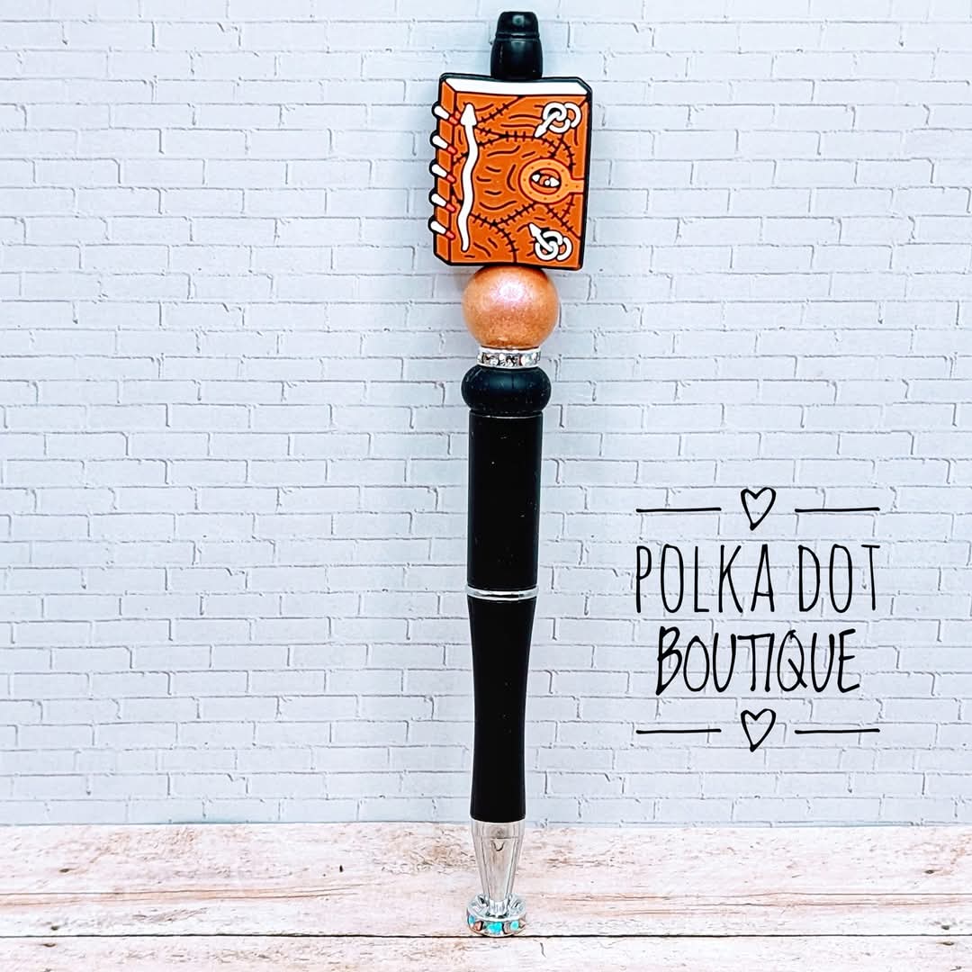 Harry Potter Book Silicone Beaded Pen