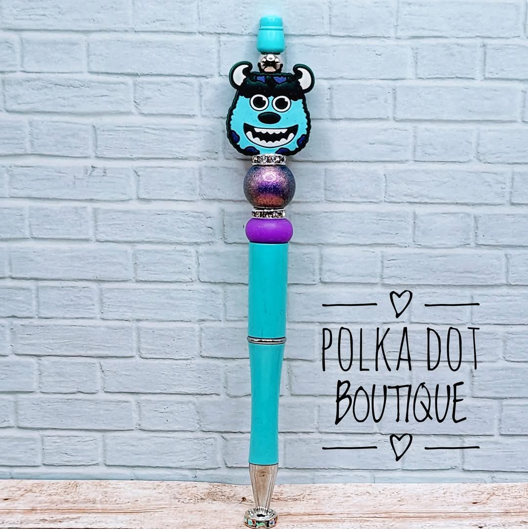Monster Inc: Sully Silicone Beaded Pen
