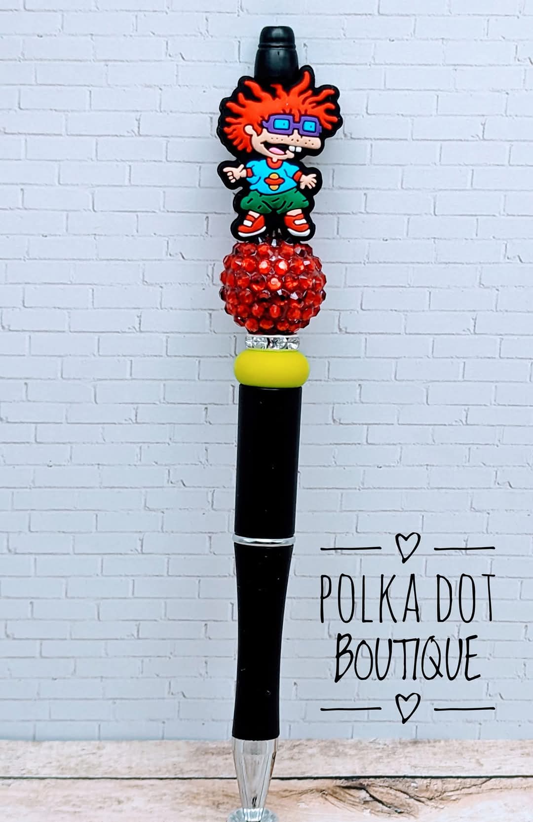 Rugrats: Chuckie Silicone Beaded Pen