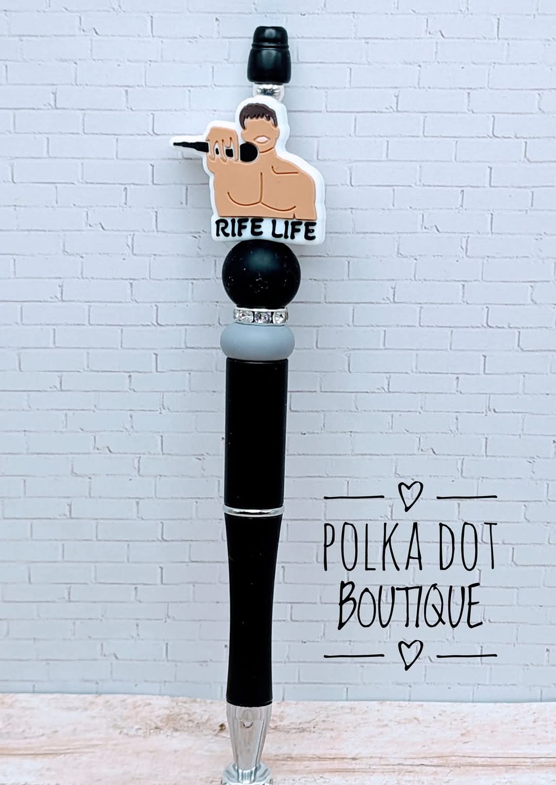 Rife Life Silicone Beaded Pen