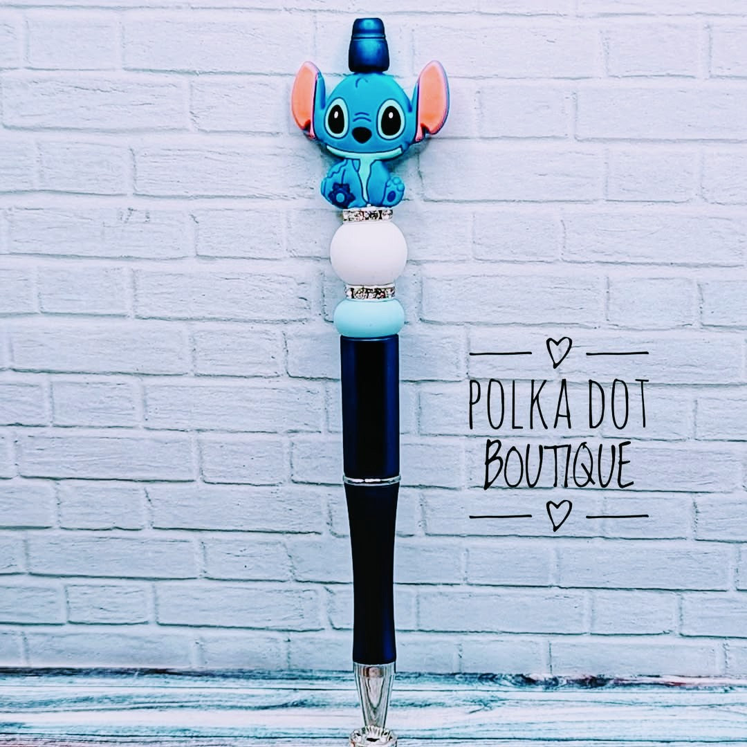 Stitch Silicone Beaded Pen