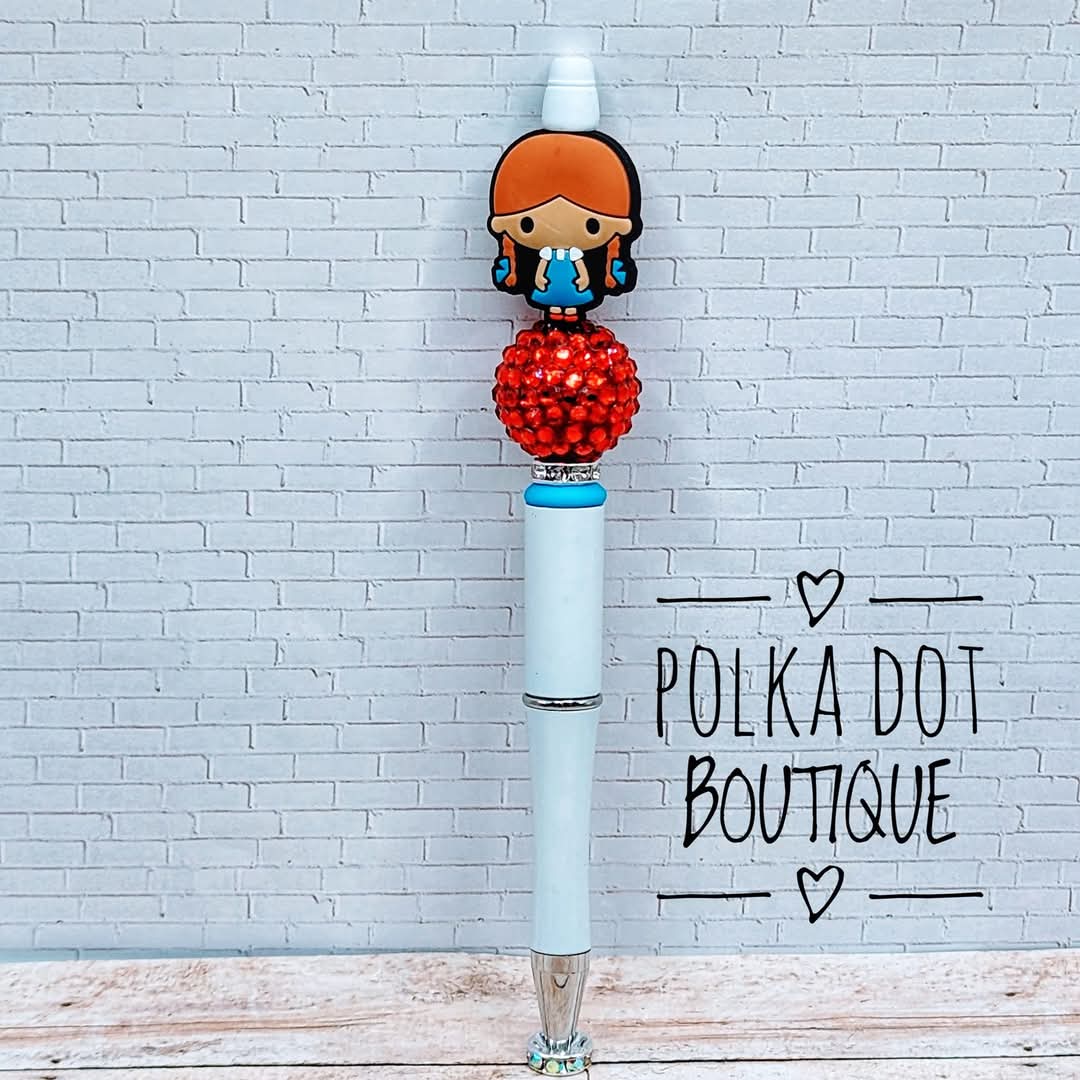 Wizard of Oz : Dorothy Silicone Beaded Pen