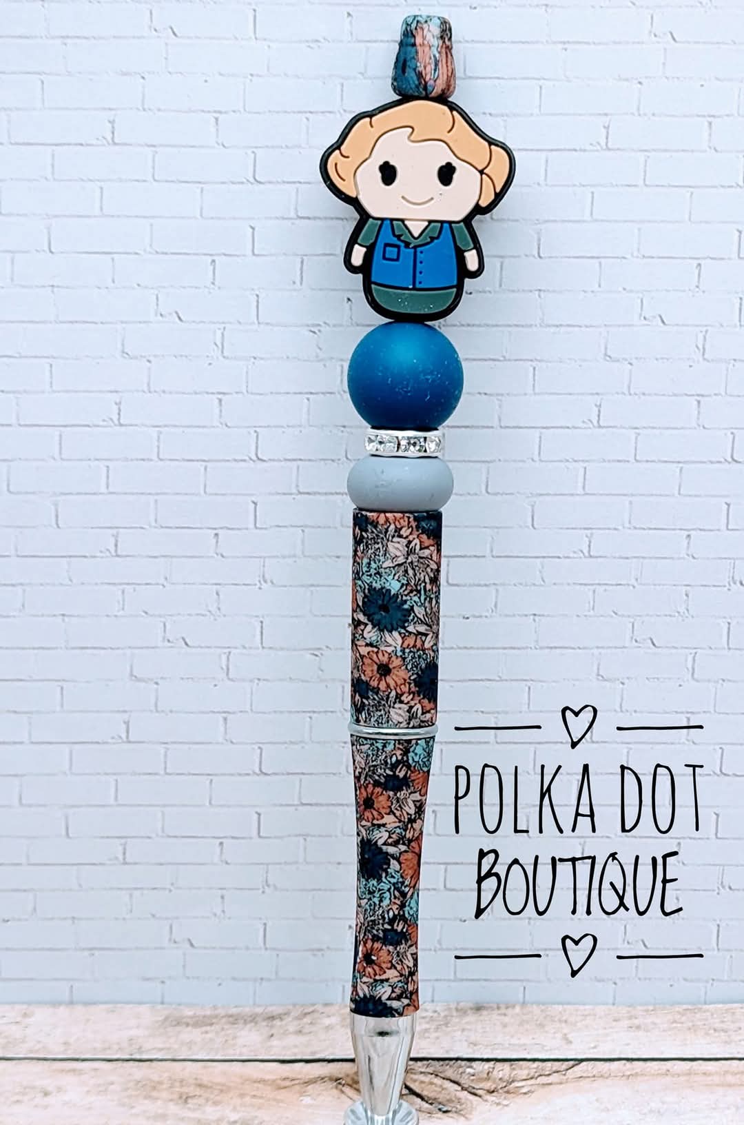 Show : Golden Girls - Rose Silicone Beaded Pen