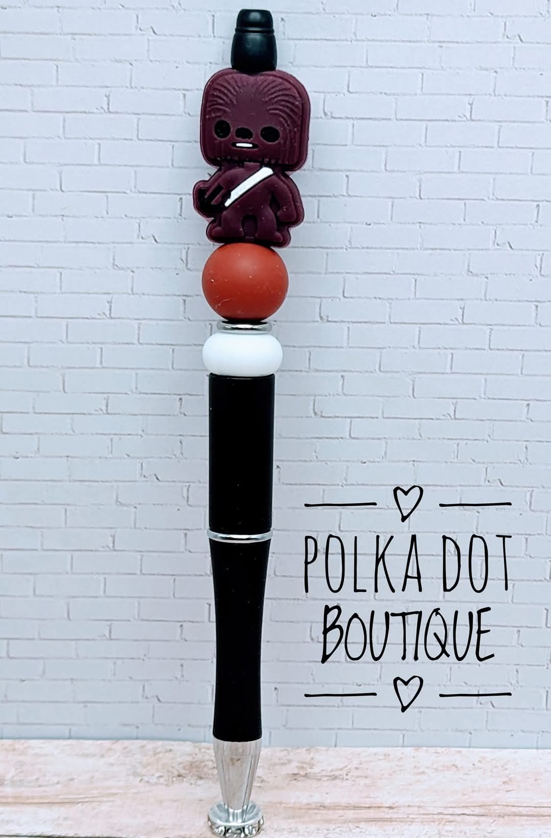 Superhero: Chewbacca Silicone Beaded Pen