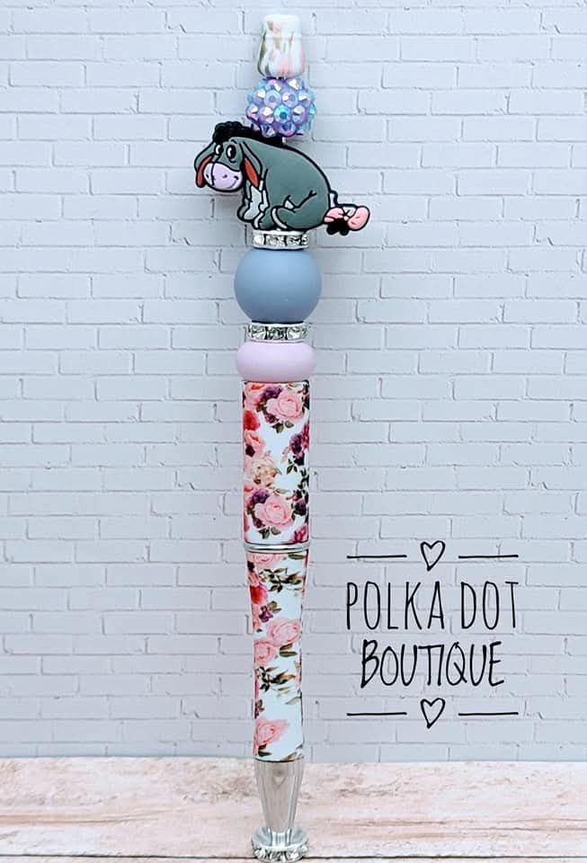 Winnie the Pooh: Eeyore Silicone Beaded Pen
