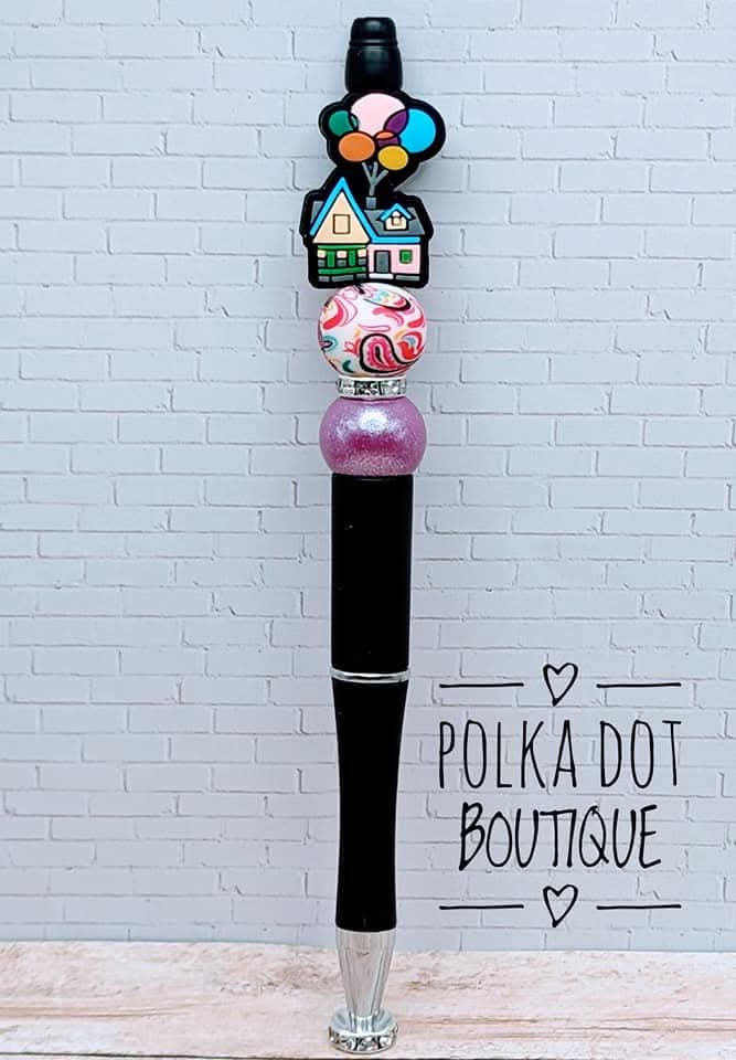 Up House Silicone Beaded Pen