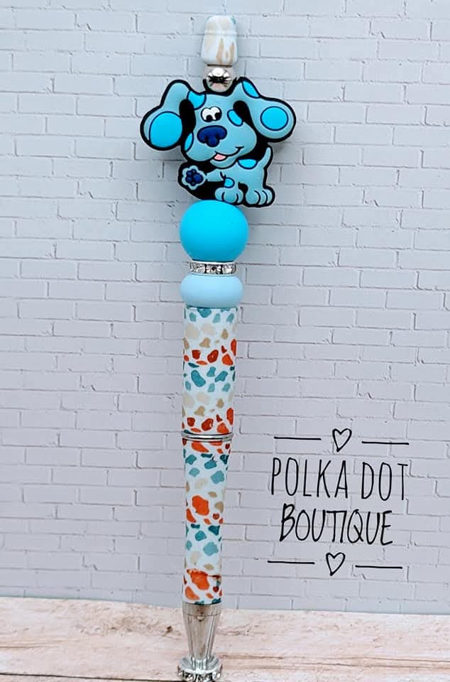 Blues Clues Silicone Beaded Pen