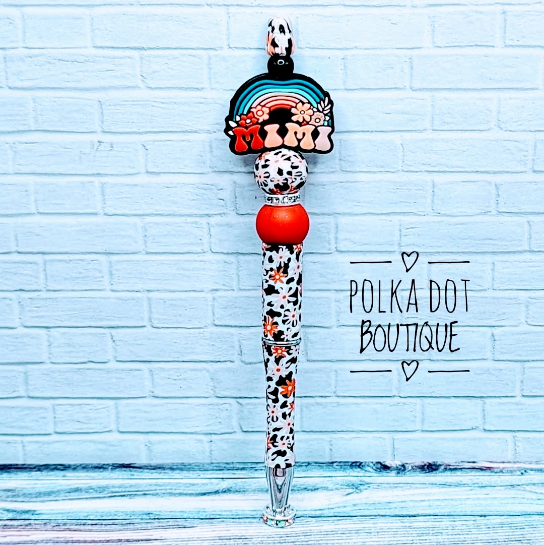 Mimi Silicone Beaded Pen