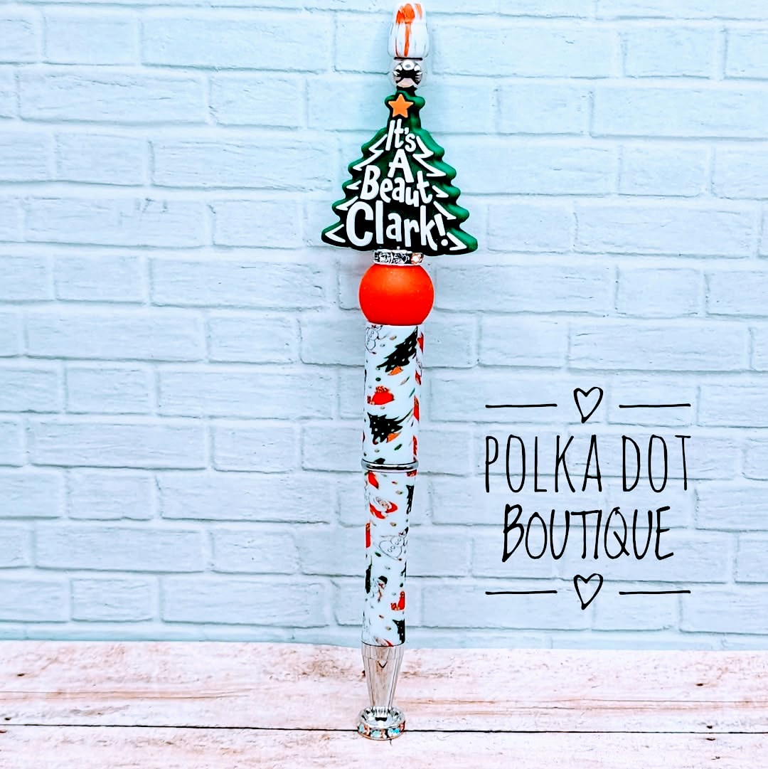 It's a Beaut Clark Silicone Beaded Pen