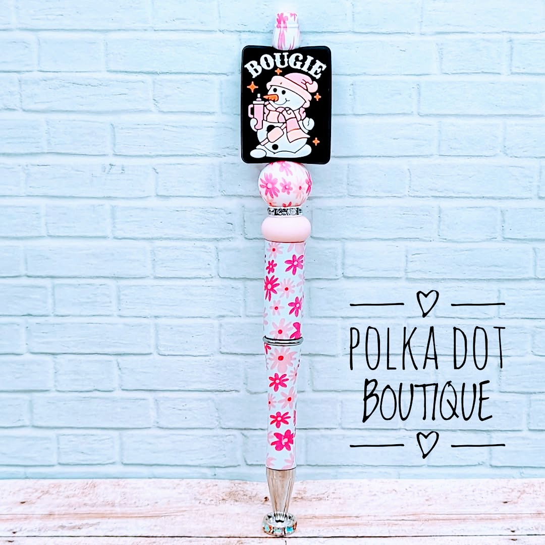 Bougie Silicone Beaded Pen