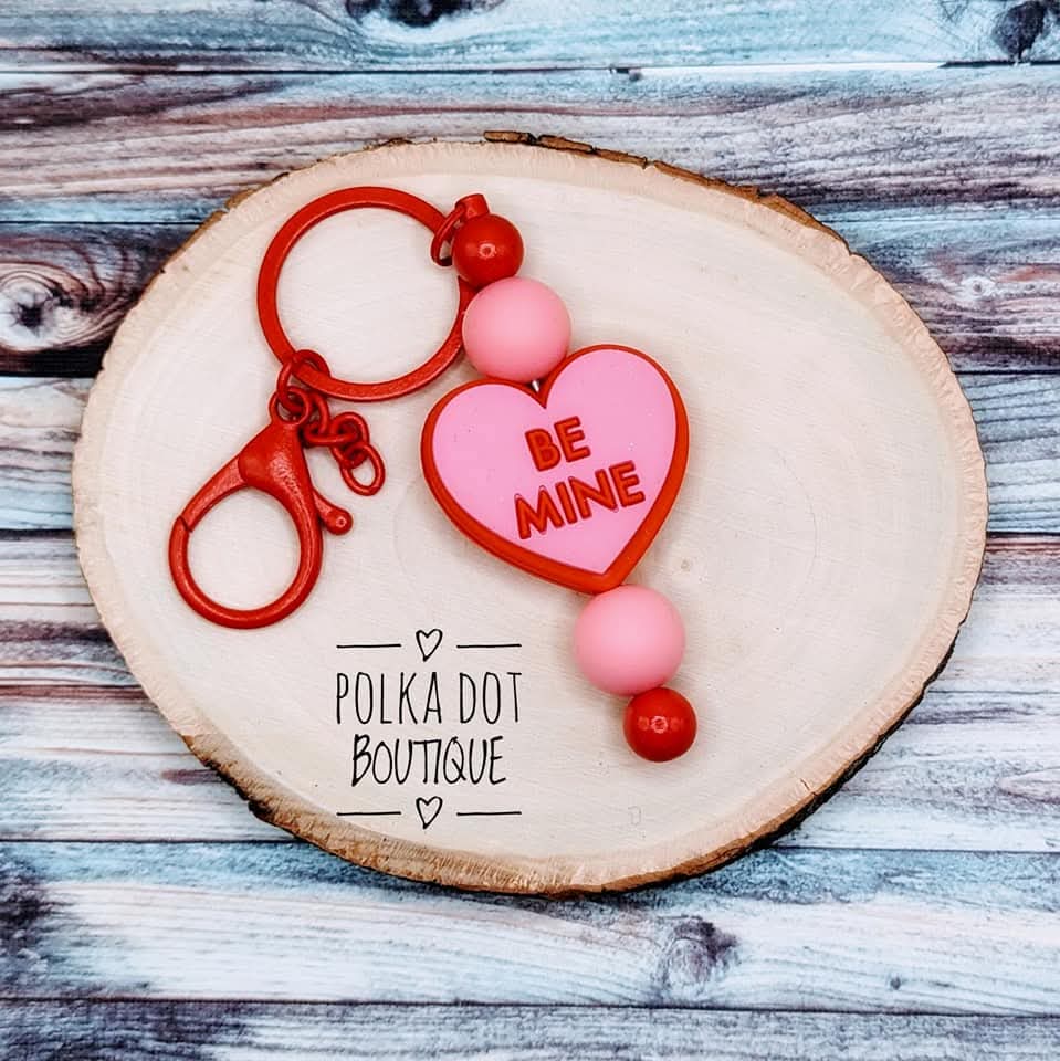 Be Mine Silicone Keychain