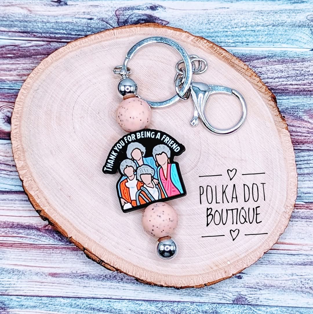 Golden Girls Silicone Keychain