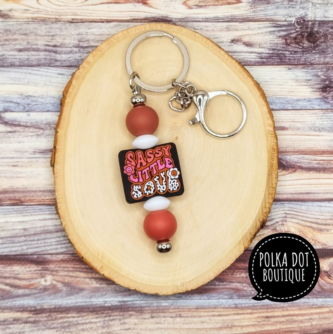 Sassy Little Soul Silicone Keychain