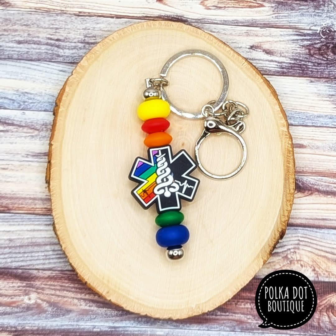 Healthcare Silicone Keychain