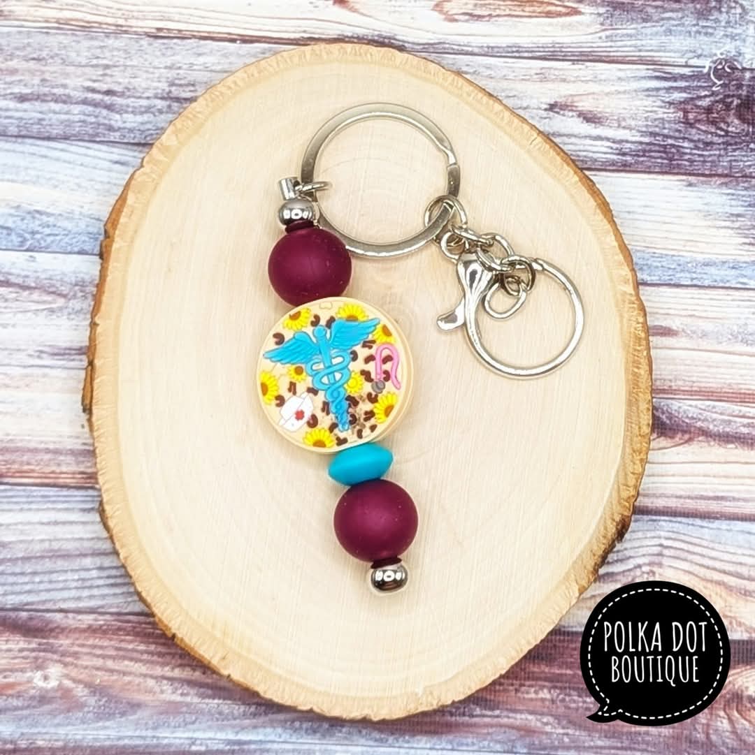Healthcare Silicone Keychain