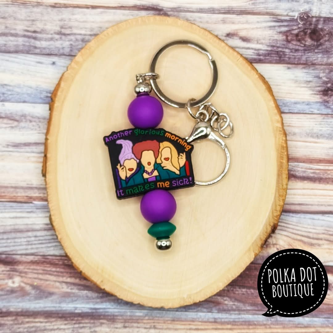 Sanderson Sisters Silicone Keychain
