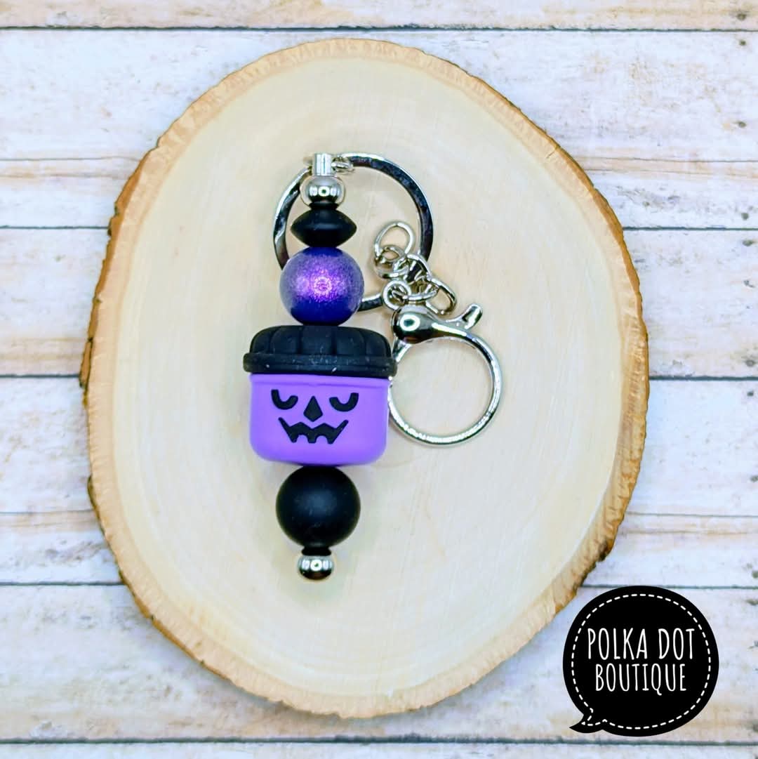 McDonald's Purple Bucket Silicone Keychain