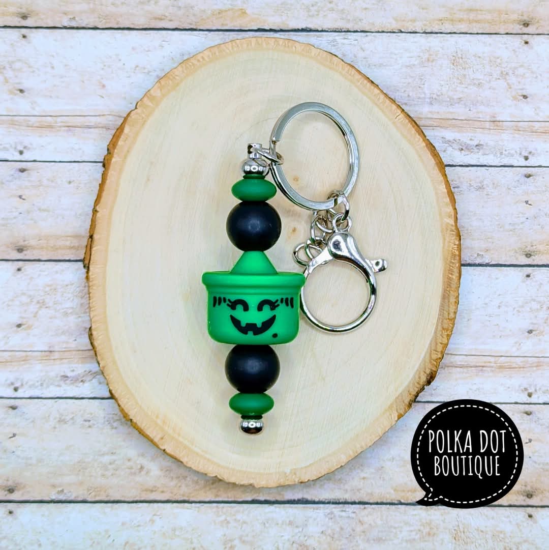 McDonald's Ghost Bucket Silicone Keychain